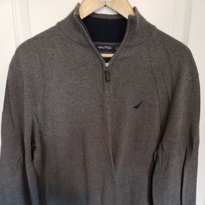 Mens Nautica 1/4 Zip Sweater